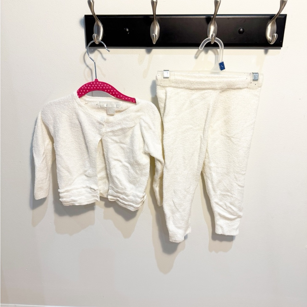 Barefoot Dreams Cream Kids Matching Set